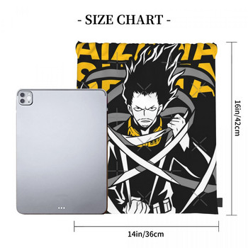 Boku No Hero Academia Aizawa Shota My Drawstring Bags Τσάντες πλάτης Θήκες προσαρμοσμένες τσάντες Τσάντες για γυναίκες Μικρή υφασμάτινη τσάντα