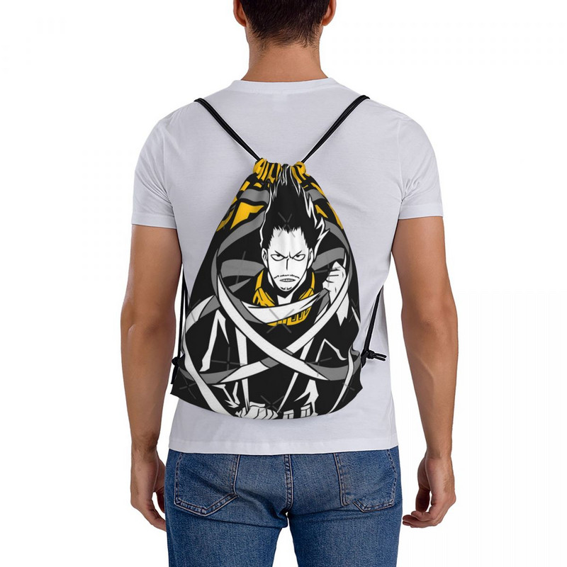 Boku No Hero Academia Aizawa Shota Saját húzózsinóros táskák Hátizsákok Tasakok Egyedi táskák Női táskák Kis szövettáska
