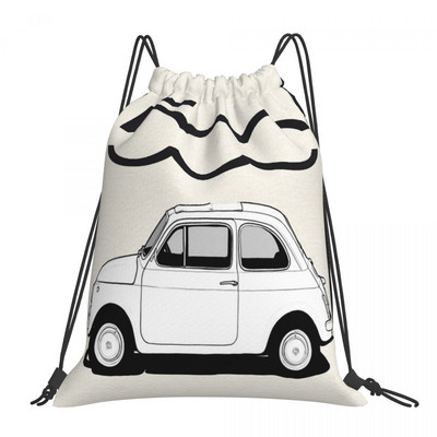 Fiat 500 τσάντες με κορδόνια Σακίδια ταξιδιού Παιδική τσάντα με κορδόνια τσάντες πλάτης Τσάντες για παιδιά