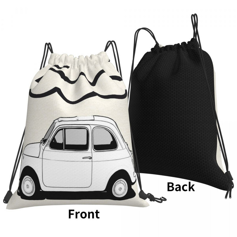 Fiat 500 húzózsinóros táskák hátizsákok utazási zsinóros táskák gyerekeknek hátizsákok zsinóros táskák gyerekeknek