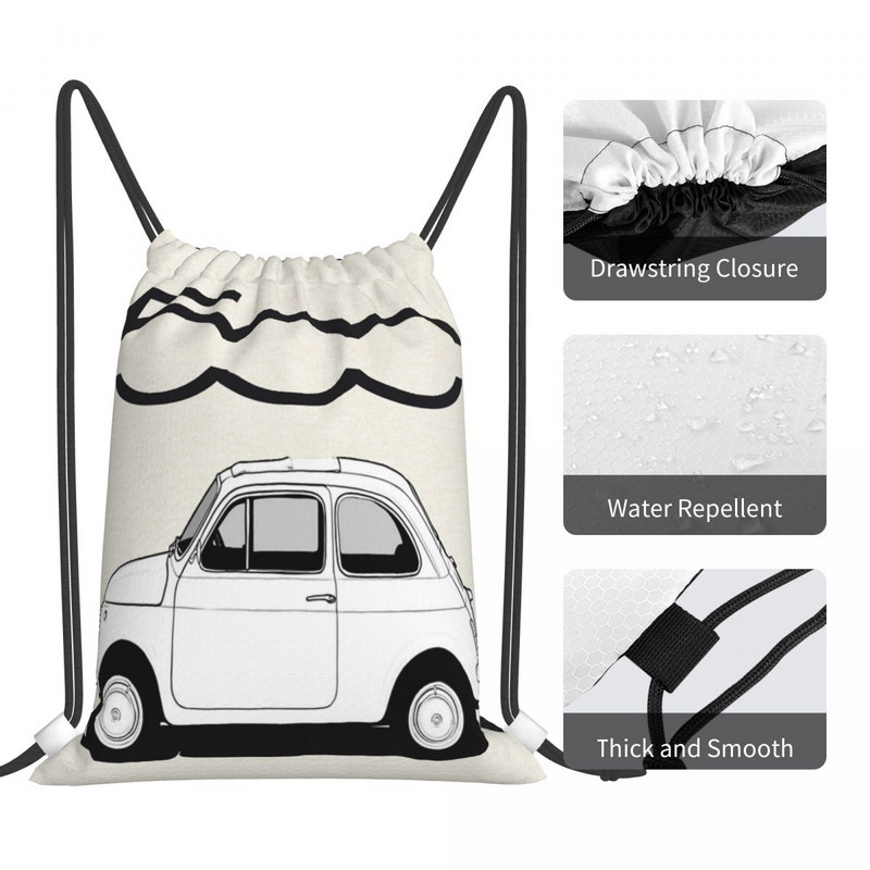 Fiat 500 húzózsinóros táskák hátizsákok utazási zsinóros táskák gyerekeknek hátizsákok zsinóros táskák gyerekeknek