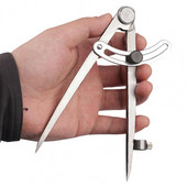 Kompas s krilcima od 6 inča, profesionalni, učinkoviti, čvrsti građevinski aparat od ugljičnog čelika, kompas-krug za obradu drveta