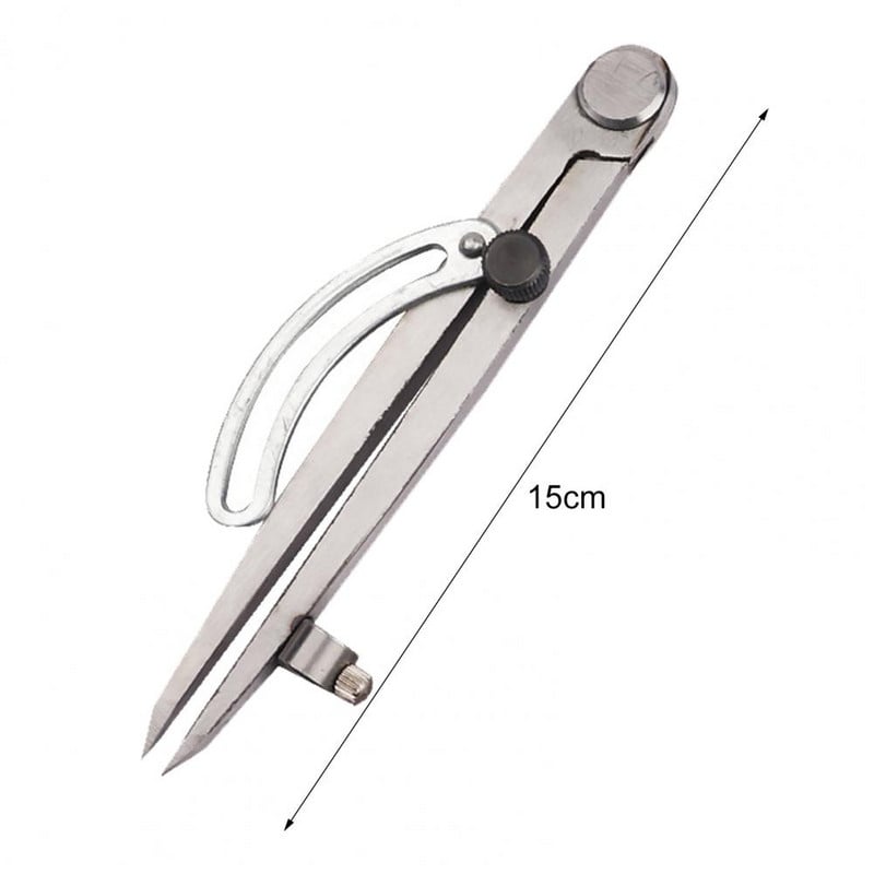 Kompas s krilcima od 6 inča, profesionalni, učinkoviti, čvrsti građevinski aparat od ugljičnog čelika, kompas-krug za obradu drveta