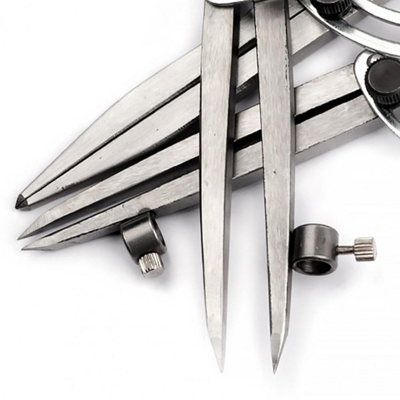 Kompas s krilcima od 6 inča, profesionalni, učinkoviti, čvrsti građevinski aparat od ugljičnog čelika, kompas-krug za obradu drveta