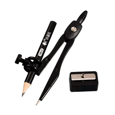 Set od 3 komada metalnih kompasa s šiljilom za umjetnost, crtanje, ured, školarci, matematika, geometrija, crtanje, pribor za pisanje