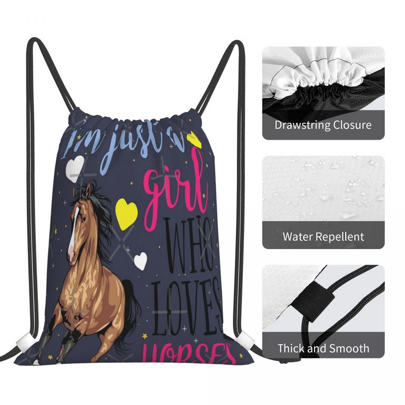 Tikai meitene, kurai patīk 2 aukliņas somas Mugursomas Somas Ceļojumu somas Jauka mugursoma Mugursomas uzglabāšanas soma