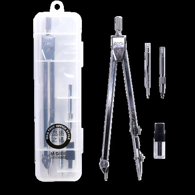 M&G 1 set metalnih šestara Dizajn alat za crtanje Inženjerski instrumenti Uredski pribor za učenike s kutijom i olovkom za olovku