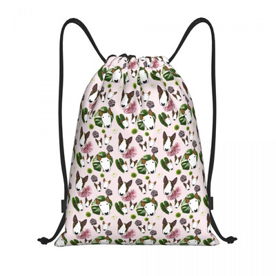 Prilagođene slatke bulterijerske torbe s uzicom za kupovinu Ruksaci za jogu Žene Muškarci EBT Sportska torba za teretanu sa životinjama