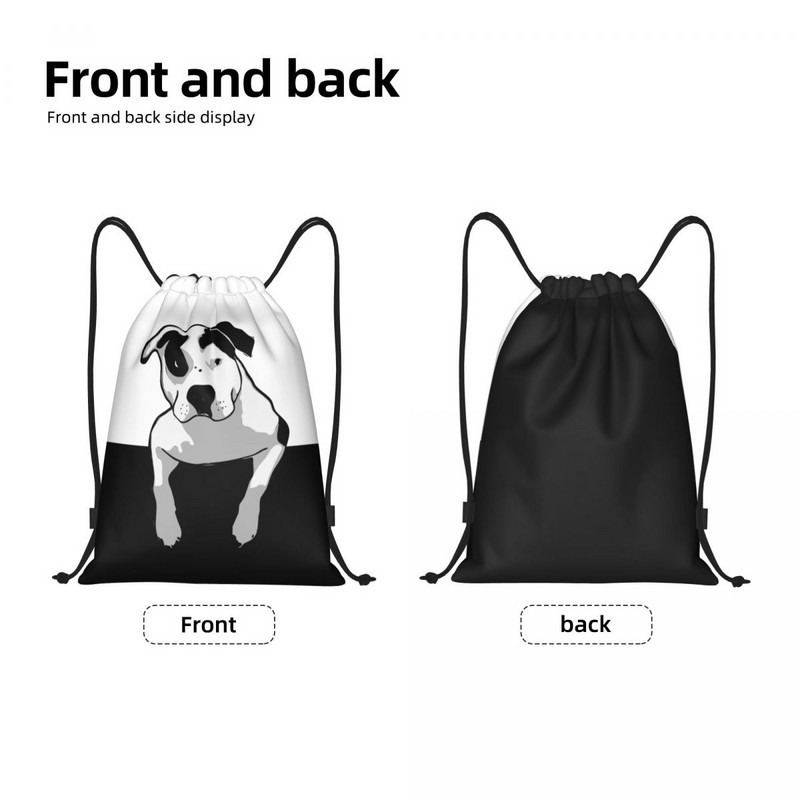 Prilagođene slatke bulterijerske torbe s uzicom za kupovinu Ruksaci za jogu Žene Muškarci EBT Sportska torba za teretanu sa životinjama