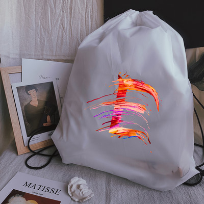 Torbe s uzicom za crtanje Kreativna torba s uzicom za ispis slova Torba za plažu Sportske torbe Snop džepna torba za jogu Unisex ruksak Torba za knjige