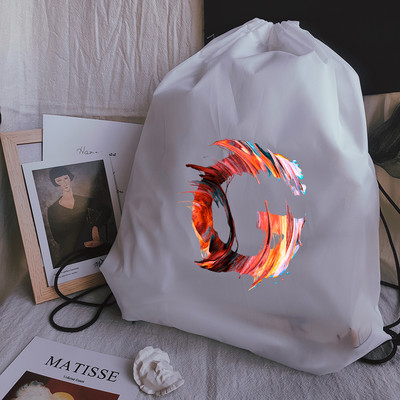 Torbe s uzicom za crtanje Kreativna torba s uzicom za ispis slova Torba za plažu Sportske torbe Snop džepna torba za jogu Unisex ruksak Torba za knjige