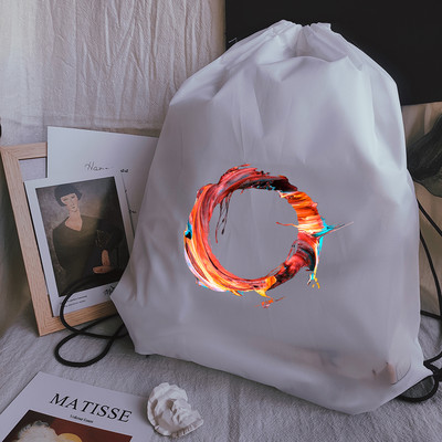 Torbe s uzicom za crtanje Kreativna torba s uzicom za ispis slova Torba za plažu Sportske torbe Snop džepna torba za jogu Unisex ruksak Torba za knjige