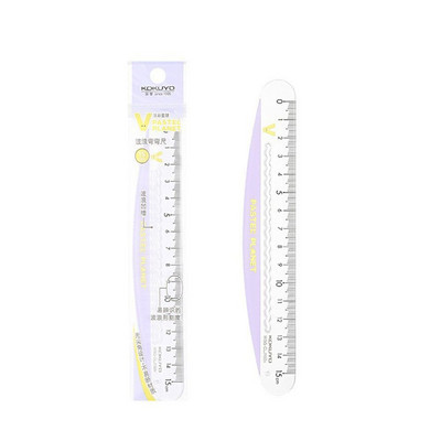 15 cm liniuotė Mielos spalvos bangos linijos mastelis skaidrios tiesios liniuotės taisyklės biuro mokyklos matavimo įrankiai mokinio piešimo liniuotė