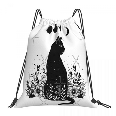 Noćni vrt Cat Drawstring Torbe Ruksaci Bagpack Putne torbe Torba za rame Školski ruksak