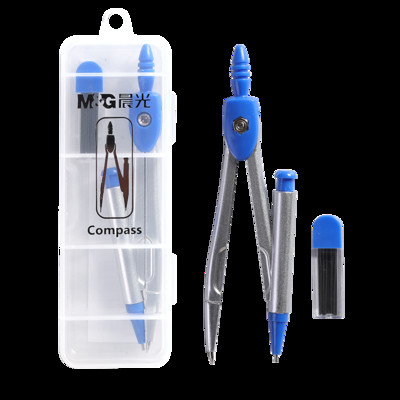 M&G kompas od nehrđajućeg čelika, višenamjenski metalni alat za crtanje, crtanje, matematička geometrija, krugovi, izdržljiv školski pribor