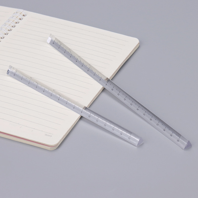 15 cm/20 cm, triunghiular transparent, riglă dreaptă, instrumente de sondaj pentru desen, instrumente de măsurare pentru desen de birou, școală, cadouri pentru studenți