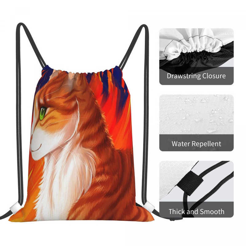 Tašky so sťahovacou šnúrkou Firestar, batohy, cestovná taška Kawaii, puzdro na mieru so sťahovacou šnúrkou