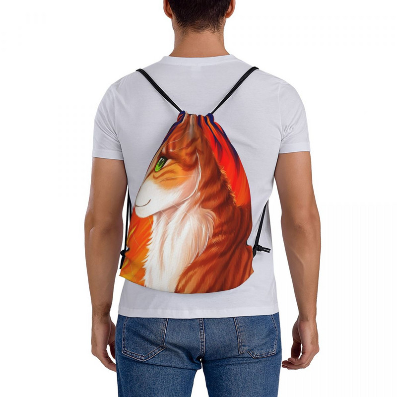 Tašky so sťahovacou šnúrkou Firestar, batohy, cestovná taška Kawaii, puzdro na mieru so sťahovacou šnúrkou