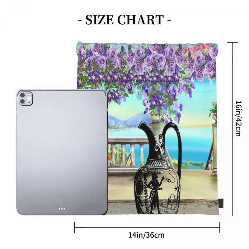 Odisėjos sodo raišteliai Krepšiai Kuprinės Kelioniniai Audiniai Krepšiai Vyriškos Kuprinės Individualizuotos Maišelio pavadinimas