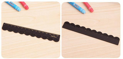 2τμχ / παρτίδα , Δαντελένιος ξύλινος ίσιος χάρακας για μαθητές , ξύλινος δαντέλα χάρακας ως σχολικό στατικό