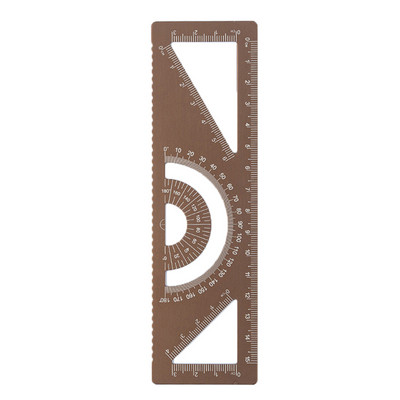 1/4 vnt./rinkinys UV aliuminio lydinio liniuotės brėžinio matavimo geometrija trikampio liniuotė Tiesioji liniuotė Įvairios liniuotės tiekimas