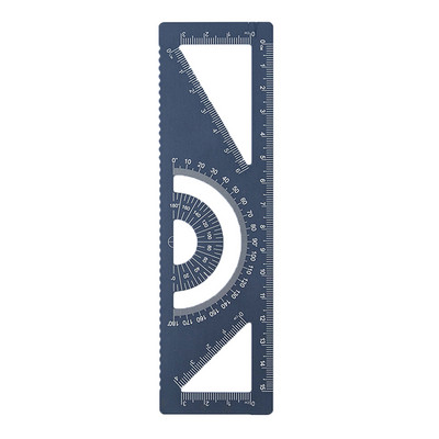 1/4 vnt./rinkinys UV aliuminio lydinio liniuotės brėžinio matavimo geometrija trikampio liniuotė Tiesioji liniuotė Įvairios liniuotės tiekimas