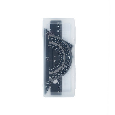 1/4 vnt./rinkinys UV aliuminio lydinio liniuotės brėžinio matavimo geometrija trikampio liniuotė Tiesioji liniuotė Įvairios liniuotės tiekimas