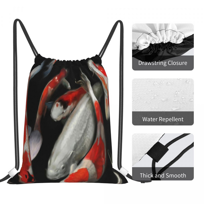 Pește Koi Genți cu șnur Rucsacuri Genți de mână Genți de mână pentru bărbați Rucsac pentru bărbați Rucsac cu șnur