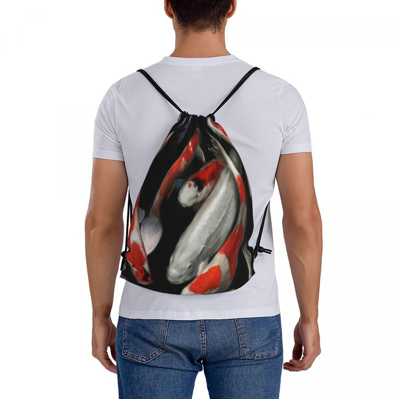 Pește Koi Genți cu șnur Rucsacuri Genți de mână Genți de mână pentru bărbați Rucsac pentru bărbați Rucsac cu șnur