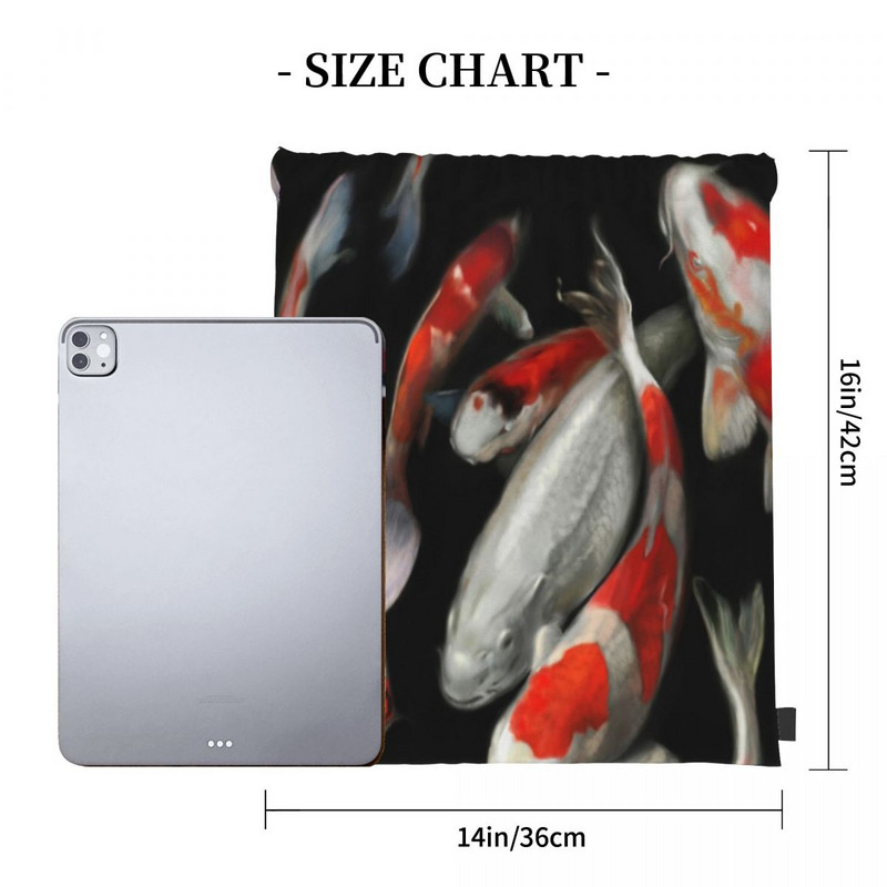 Pește Koi Genți cu șnur Rucsacuri Genți de mână Genți de mână pentru bărbați Rucsac pentru bărbați Rucsac cu șnur