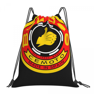 Λογότυπο Bultaco Motorcycle Τσάντες με κορδόνια Σακίδια πλάτης Τσάντα Γυναικεία τσάντα πλάτης Anime Ανδρικό κορδόνι