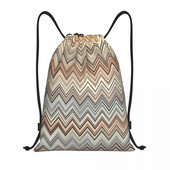 Zig Zag Višebojne ruksake s uzicom Lagane kamuflažne suvremene sportske torbe za teretanu Torbe za putovanja