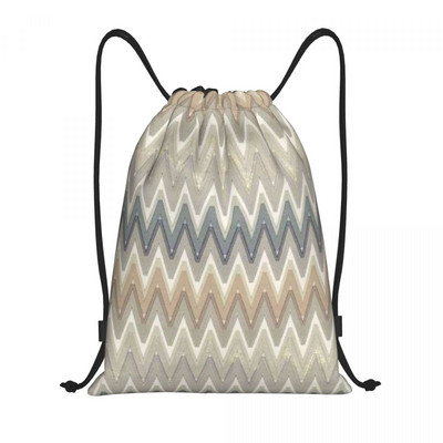 Zig Zag Višebojne ruksake s uzicom Lagane kamuflažne suvremene sportske torbe za teretanu Torbe za putovanja