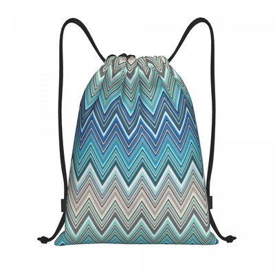 Zig Zag Višebojne ruksake s uzicom Lagane kamuflažne suvremene sportske torbe za teretanu Torbe za putovanja