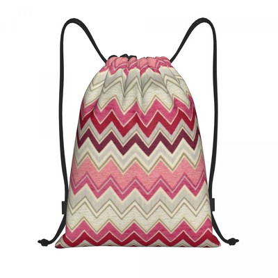 Zig Zag Višebojne ruksake s uzicom Lagane kamuflažne suvremene sportske torbe za teretanu Torbe za putovanja