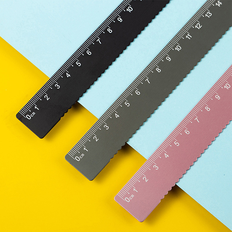 1 tk alumiiniumsulamist joonlaud, õpilase multifunktsionaalne alumiiniumsulamist joonlaud 15 cm