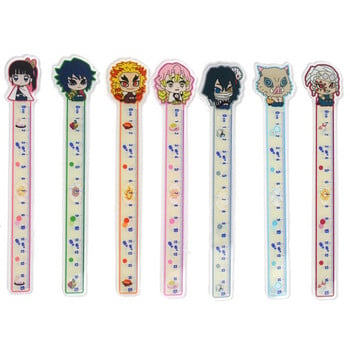 Demon Slayer: Kimetsu No Yaiba Kamado Tanjirou Cosplay Ruler Measuring Scale Students Cartoon Measure Ruler Δώρο για παιδιά