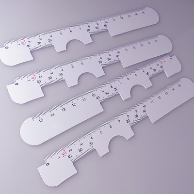 Riglă de distanță pupilară Contor PD Instrument de măsurare a distanței oculare Riglă optică pentru margini drepte