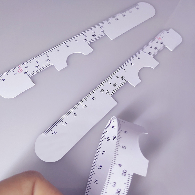 Ravnalo za udaljenost zjenica PD Meter Alat za mjerenje udaljenosti oko očiju Optičko ravno rubno ravnalo