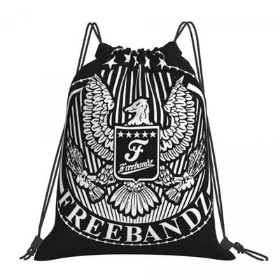 Freebandz Logo Pingutusnööriga Kotid Seljakotid Koolikott Koolikott Meeste Seljakotid Pingutusnööriga kott Seljakott