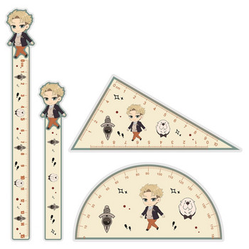 4 τμχ/σετ SPY×FAMILY Rulers Straight Anime Anya Forger Ruler Kawaii Γραφείο Σχολική Παιδική Προμήθειες Σταθερή στολή