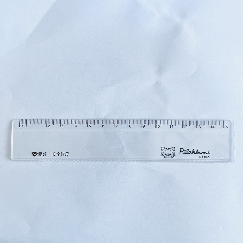 AIHAO 75167 Rilakkuma pehme joonlaua komplekt geomeetria matemaatika ruutkraadi kolmnurk kirjatarvete nurgajoonlauad koolitarvete jaoks