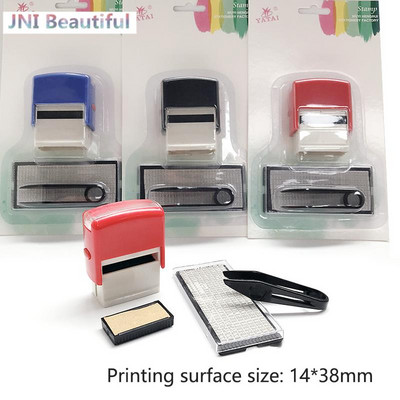 Rubber Stamp Kit DIY Custom Personalized Self Inking Business Address Name Number Letter Stamp Handicrafts Printing Rubber Stamp