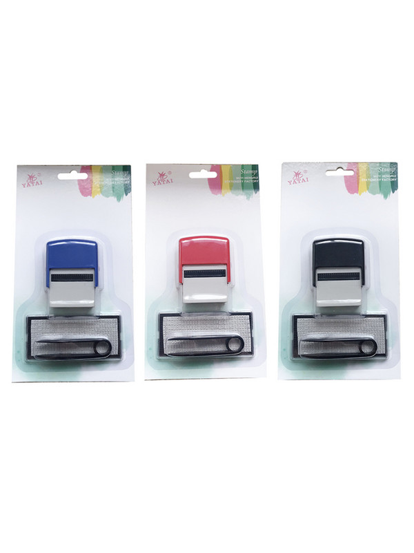 Комплект гумени печати Направи си сам персонализиран самонаписващ се с мастило бизнес адрес име номер буква печат занаяти печат гумен печат