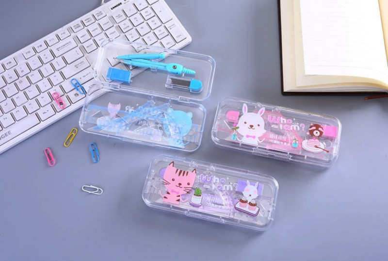 Studentu matemātikas komplekts 2022. gada skolas piederumu matemātiskais komplekts, 7 gab. Kompasa zīmuļa lineāla dzēšgumija bērnu stacionāram zīmēšanas mērinstrumentam