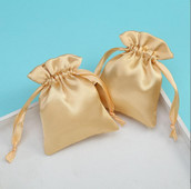 sjajnija torbica 10 komada svilenih satenskih vrećica za nakit Vrećica s vrpcom Sjajilo za usne Spremište kozmetike Poklon za zabavu