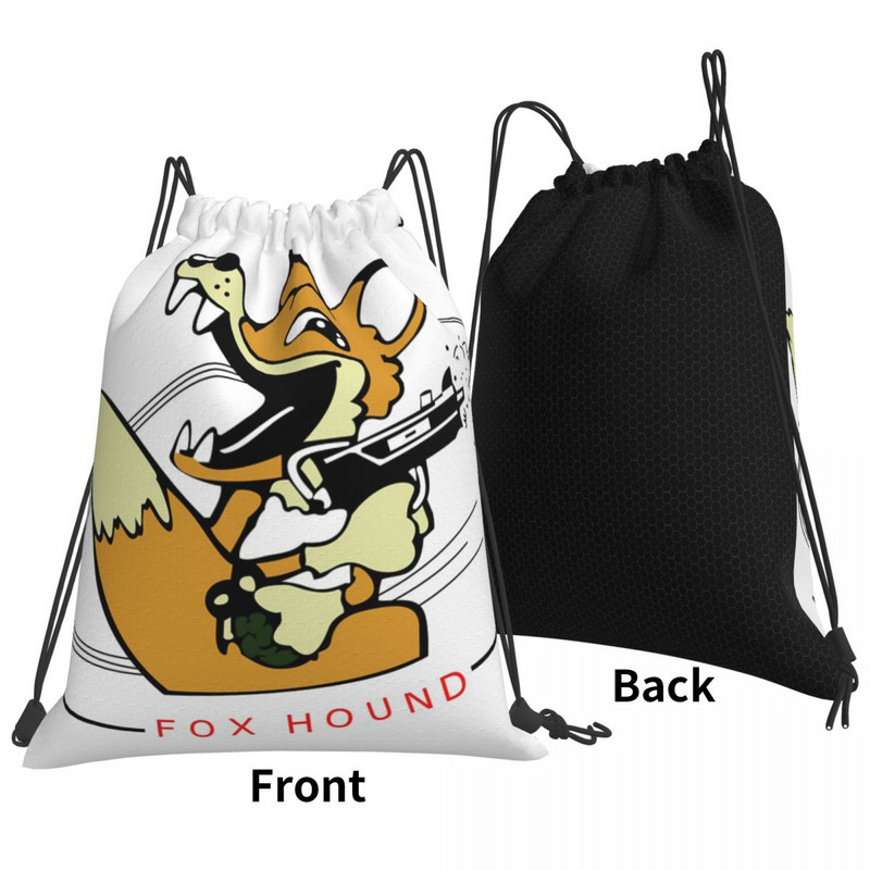 Mgs 90s Foxhound Insignia Torbe s uzicom Ruksaci Putne muške torbice Platneni ruksak Torbe s uzicom