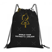 Kpop Stray Kids World Tour District 9 Genți cu șnur Rucsaci Geanta femeie Geanta școlară Bărbați Geantă mică din material