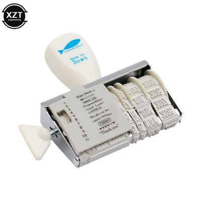 Armas kuupäevatempel Plannerile Läbipaistvad templid Ärikummitempel koos reguleeritava kuupäevapäevikuga Koolitarbed Kirjatarvete tarvik