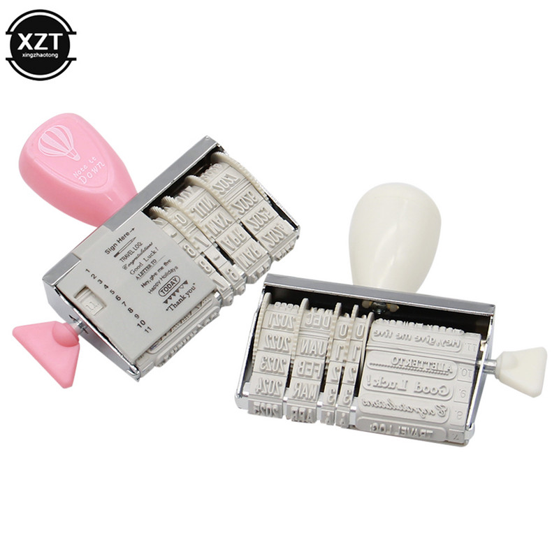 Armas kuupäevatempel Plannerile Läbipaistvad templid Ärikummitempel koos reguleeritava kuupäevapäevikuga Koolitarbed Kirjatarvete tarvik